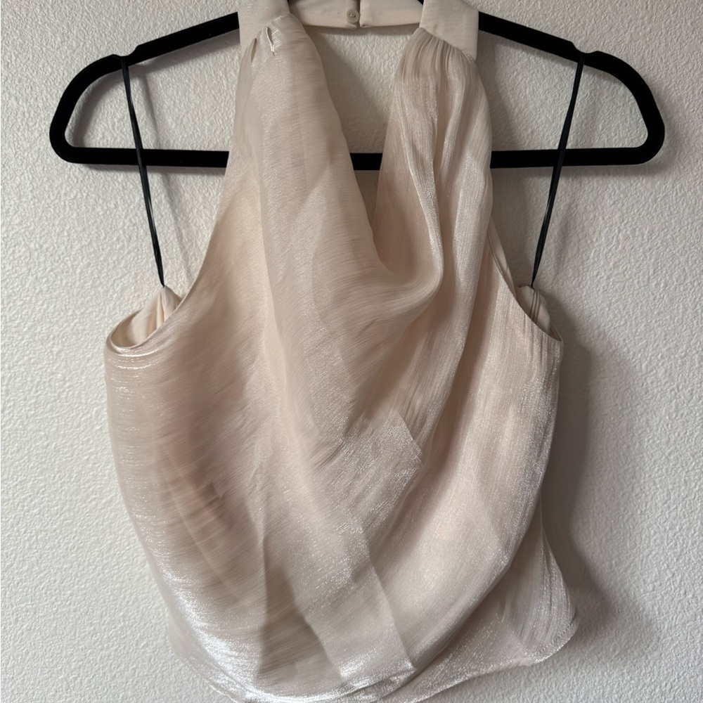 Elegant Halter Neck Blouse